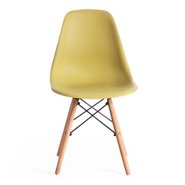 Стул CINDY (EAMES) (mod. 001) / 1 шт. в упаковке дерево бук/металл/сиденье пластик, 51x46x82.5см, ол фото 5