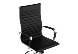 Компьютерное кресло Reus pu black / chrome фото 5