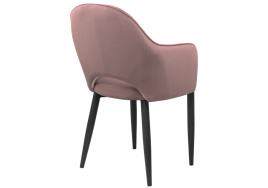 Стул на металлокаркасе Vener light purple / black фото 3
