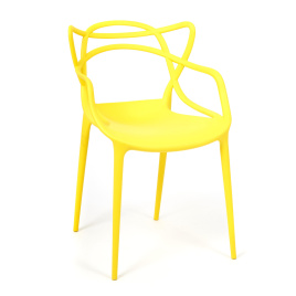 Стул Cat Chair (mod. 028) пластик, 53 x 59 x 82,5 см, желтый (Yellow Y-01) фото 1