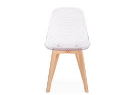 Пластиковый стул Vart clear / wood фото 2