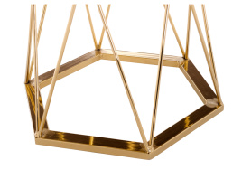 Стол деревянный Melan white / gold фото 4