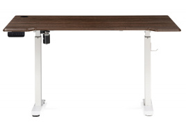 Компьютерный стол Маркос с механизмом подъема 140х80х75 орех кантри / белый фото 3