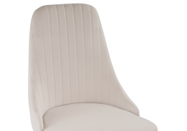 Стул на металлокаркасе Kora white / beige фото 5