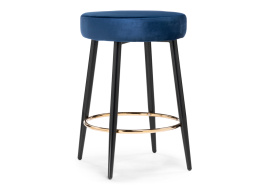 Барный стул Plato dark blue фото 1