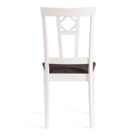 Стул Камилла сиденье мягкое (CAMILLE SOFT) дерево гевея, МДФ, 44х54х95, pure white (402) , ткань, се фото 4