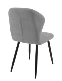 Стул DikLine 239М B22 GREY, ножки черные фото 2