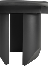 Стол КОЛИЗЕЙ D140 ARCTIC OCEAN, Белый мрамор, керамика / Черный каркас М-City фото 5