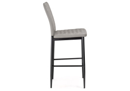 Барный стул Teon gray / black фото 3