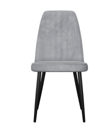 Стул DikLine 326 B22 GREY, ножки черные фото 2