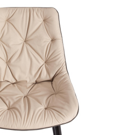 Стул Altus/Алтус (мод. 2334 )/1 шт. в упаковке ткань/экокожа/металл, 53х61х88см, бежевый/темно-серый фото 5