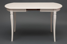 Стол раскладной Modena (MD-T4EX) дерево гевея/мдф, 100+29х75х75 см, ivory white (слоновая кость 2-5) фото 1