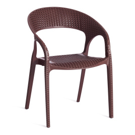 Кресло TINTO (mod. PC59) / 1 шт. в упаковке пластик,  60 х 63 х 83 см, Brown (коричневый) 14