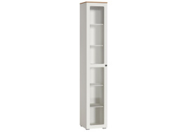 Шкаф Опра 16.394.03 белый PE шагрень / дуб золотой craft фото 1