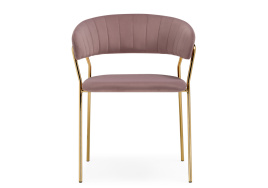 Стул на металлокаркасе Kamelia 1 light purple /gold фото 2
