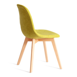 Стул CINDY SOFT (mod. C1021F1-1) фактурный велюр/дерево бук, 55 х 48 х 83 см, Светло-зеленый LY1701- фото 3