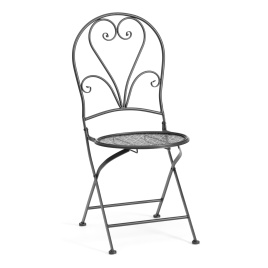 Стул Love Chair (PL08-11140) стальной сплав, черный, 40х47,5х94 см фото 1