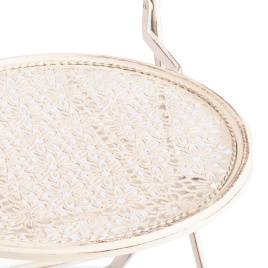 Стул Love Chair (PL08-11140) стальной сплав, античный белый, 40х47,5х94 см фото 4