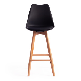 Стул барный TULIP BAR (mod. C1014H) / 1 шт. в упаковке пластик/дерево, 57 х 48 х 114 см, черный 3010 фото 4