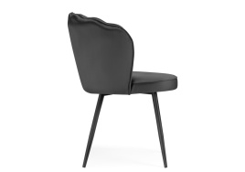 Стул на металлокаркасе Coral grey / black фото 3