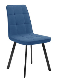 Стул DikLine 207 B8 BLUE  /ножки черные фото 1