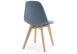 Стул деревянный Filip blue / wood фото 3