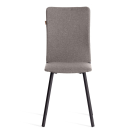 Стул обеденный La Rousse/Ля Русс ткань рогожка, серый/черный, 3м16/2, 49х50х93 фото 4