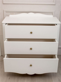 Комод "Версаль" 3 ящика (молочный дуб) фото 2