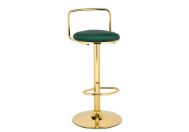 Барный стул Lusia green / gold фото 1