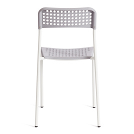 Стул ADDE (mod. C-049) металл/пластик, 39 х 49 х 78 см, Grey (серый) /White (белый) фото 4
