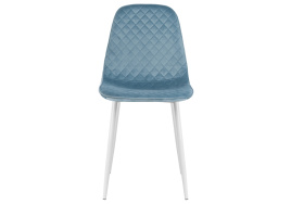 Стул на металлокаркасе на металлокаркасе Capri blue / white фото 3