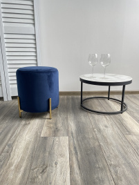 Пуф для гостиной RICE BLUVEL-86 NAVY BLUE / GOLD М-City фото 4