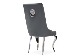 Стул на металлокаркасе Viki dark grey / steel фото 5