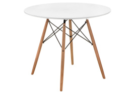 Стол деревянный Table 90 white / wood фото 2