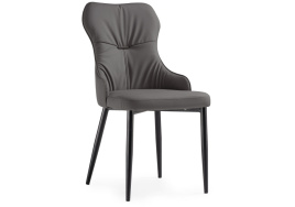 Стул на металлокаркасе Neli gray / black фото 1