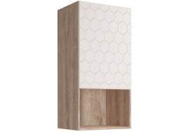 Шкаф Мариус М-05 дуб баррик / белый матовый фото 1