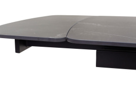 Стол RIVOLI 140 MATT BLACK MARBLE SOLID CERAMIC / BLACK, ®DISAUR фото 5