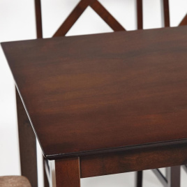 Обеденный комплект Хадсон (стол + 4 стула)/ Hudson Dining Set дерево гевея/мдф, стол: 110х70х75см /  фото 2