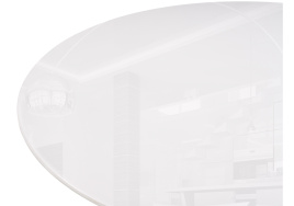 Стол стеклянный Rock 100х75 white / black фото 3