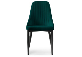 Стул на металлокаркасе Kora green / black фото 2