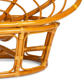 Диван Мамасан/Mamasan (23/02 W) /с подушкой и ремешками/ подушка 182х119см, 169х102х80см, пекан орех фото 3