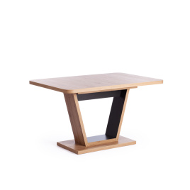 Стол обеденный VOX раздвижной ЛДСП, 132-172x85x75,5 см, Дуб артисан/Графит фото 4