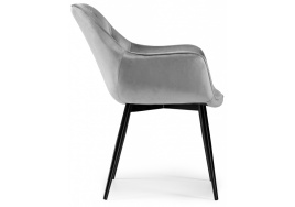 Стул на металлокаркасе Remo light gray фото 4