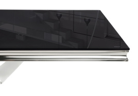 Стол стеклянный Levon 200x100x75 black фото 5