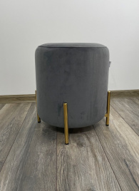 Пуф для гостиной RICE BLUVEL-14 GREY / GOLD М-City фото 4
