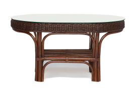 Комплект для отдыха Андреа/Andrea (диван + 2 кресла + журн. столик со стеклом + подушки) пекан антич фото 3