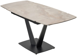 Стол ALATRI 120 GLOSS AMBER JADE SOLID CERAMIC / BLACK, ®DISAUR фото 3