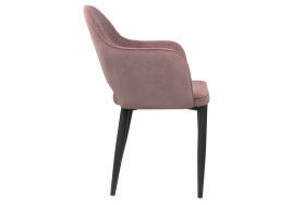 Стул на металлокаркасе Vener light purple / black фото 4