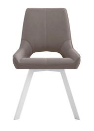 Стул DikLine 268 Z48 капучино, ножки белые фото 3