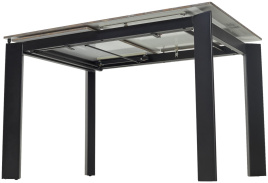 Стол CORNER 120 GLOSS AMBER JADE SOLID CERAMIC / BLACK, ®DISAUR фото 5